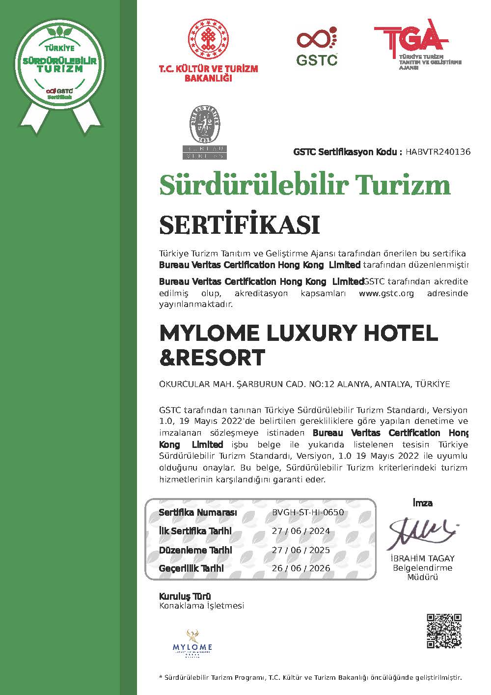 MYLOME LUXURY HOTEL &RESORT TR
